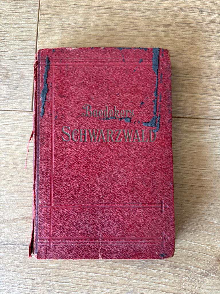 Baedeker's Schwarzwald Odenwald Bodensee Reisgids 1921, Europa, Ophalen of Verzenden, Reisgids of -boek, Gelezen