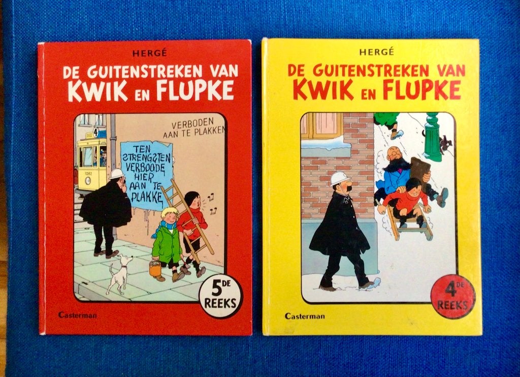 Twee comic-albums, Kwik en Flupke; Hergé. 1969 + Bugs Bunny, Boeken, Strips | Comics, Gelezen, Verzenden, Europa, Meerdere comics