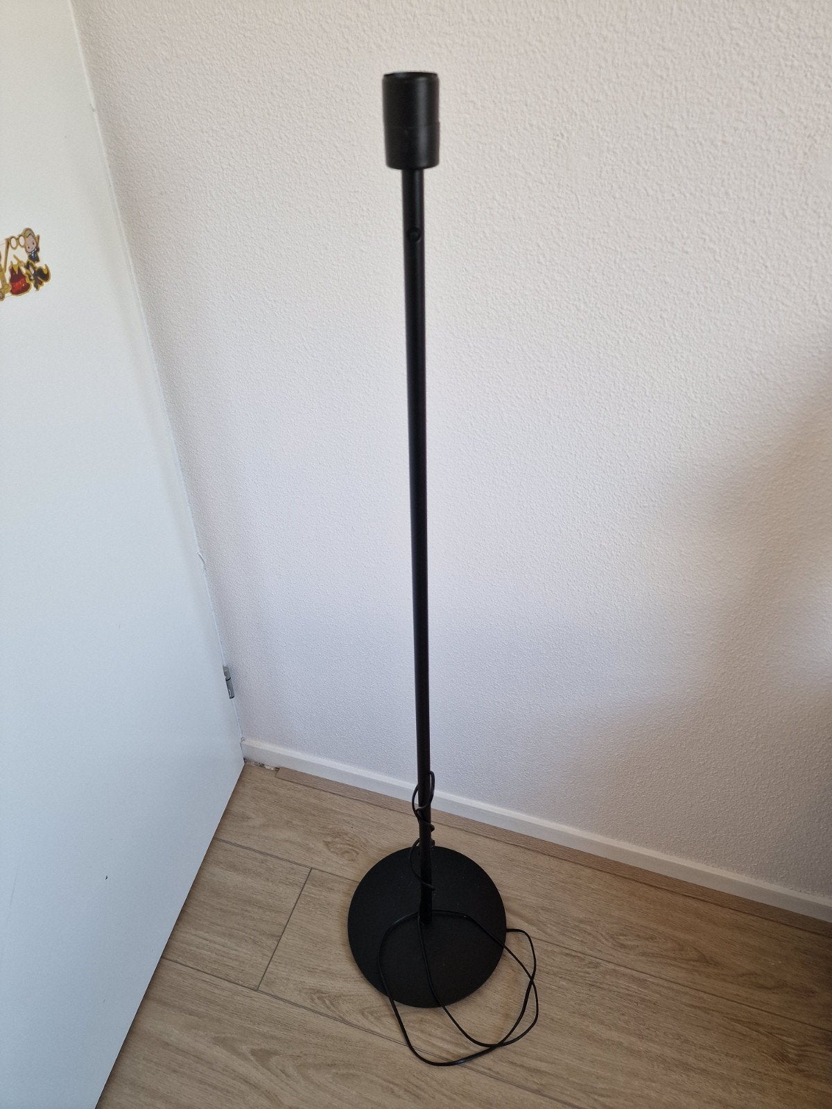 Skaftet ikea sta lamp zwart, Ophalen, 100 tot 150 cm, E27 (groot), Zo goed als nieuw
