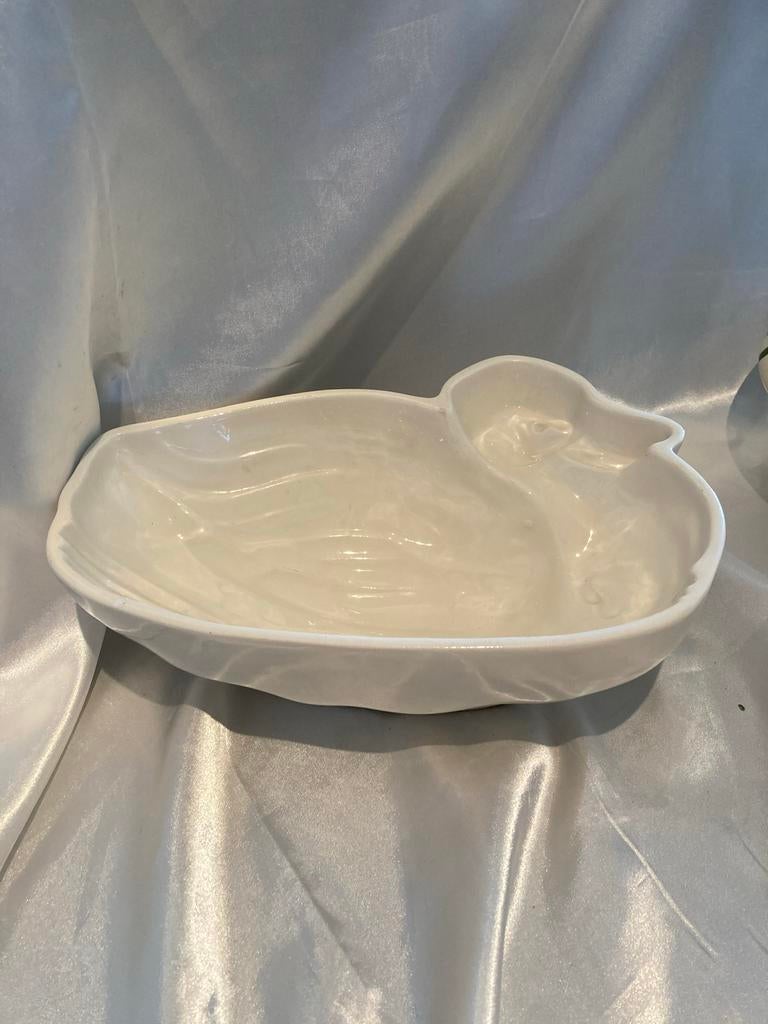 Grote decoratieve pudding/patévorm met eend - 26x18cm, Ophalen of Verzenden, Zo goed als nieuw