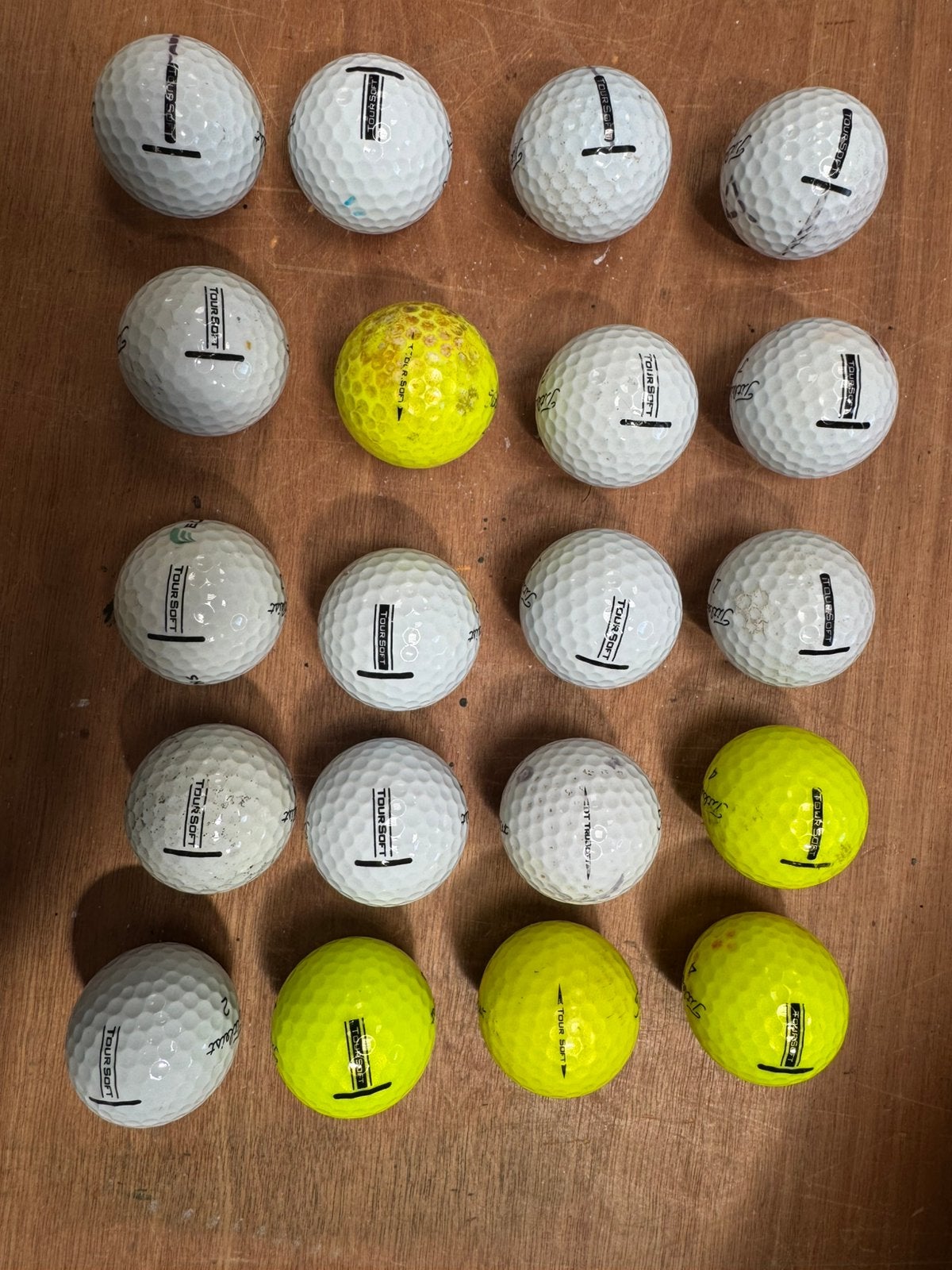 Titleist Toursoft golfballen 20 stuks, Sport en Fitness, Golf, Ophalen of Verzenden, Zo goed als nieuw, Bal(len)