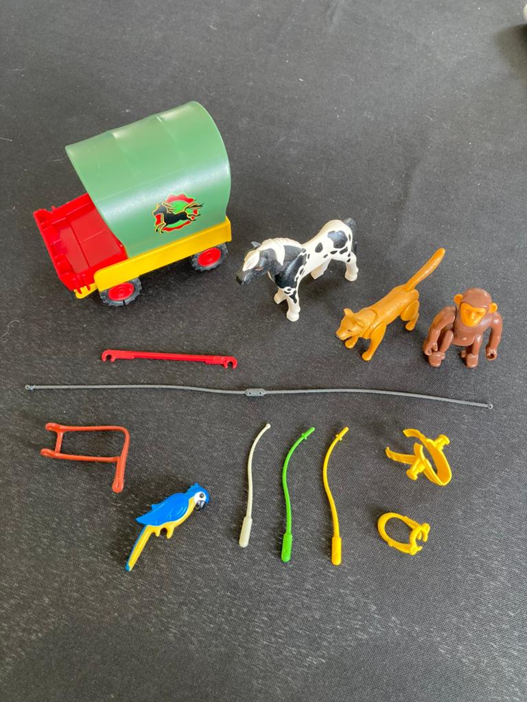 Playmobil papegaai, pony ed…, Ophalen of Verzenden, Zo goed als nieuw