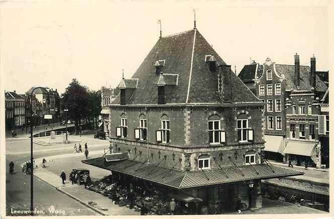 301-052-021 Leeuwarden Waag, Verzenden, Voor 1920, Friesland