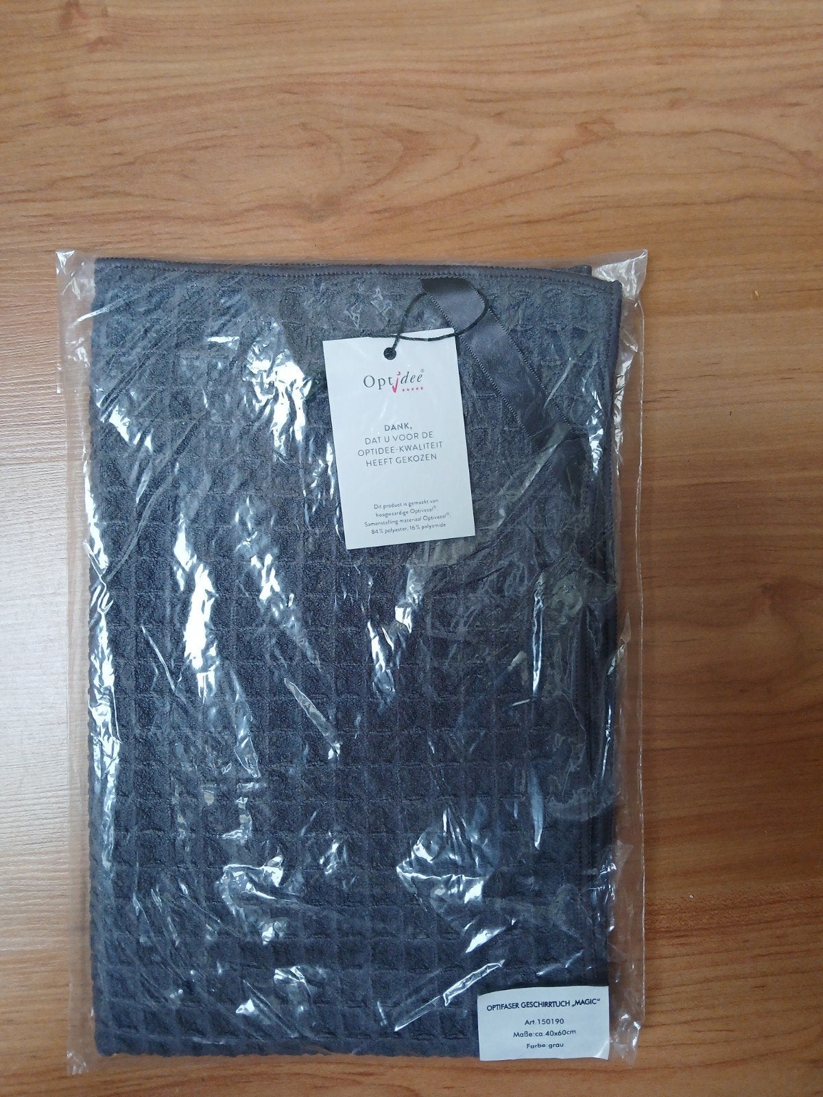 optidee magic droogdoek, Nieuw, Grijs, Optidee, Theedoek of Handdoek