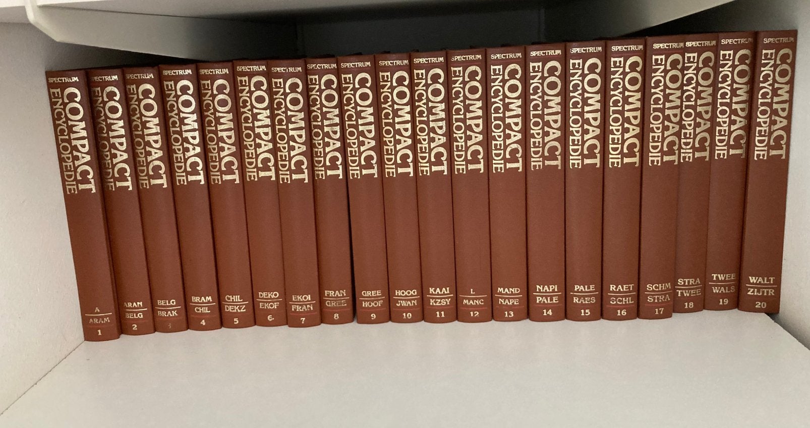 Spectrum Compact Encyclopedie 20 stuks, Ophalen, Zo goed als nieuw, Algemeen