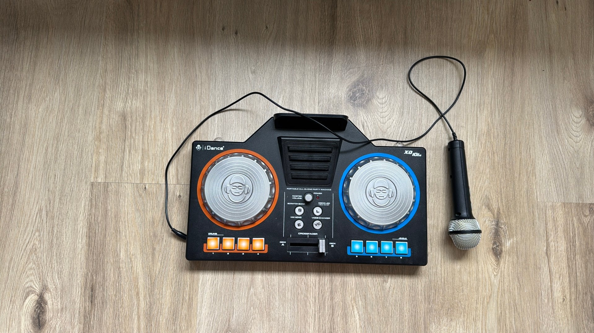 Mengpaneel | DJ set | iDance met microfoon, Muziek en Instrumenten, Dj-sets en Draaitafels, Ophalen of Verzenden, Zo goed als nieuw