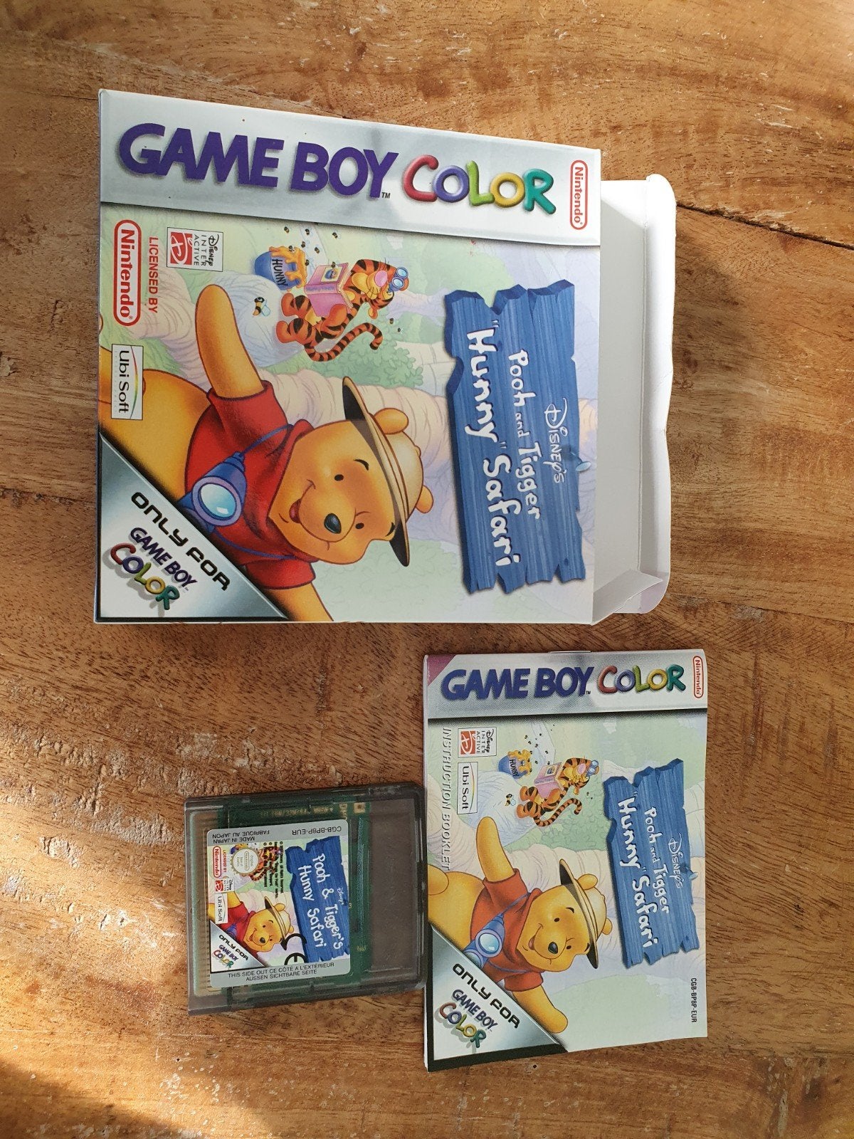 Disney's Pooh and Tigger's Hunny Safari Game Boy Color, Avontuur en Actie, Gebruikt, 1 speler, Ophalen of Verzenden