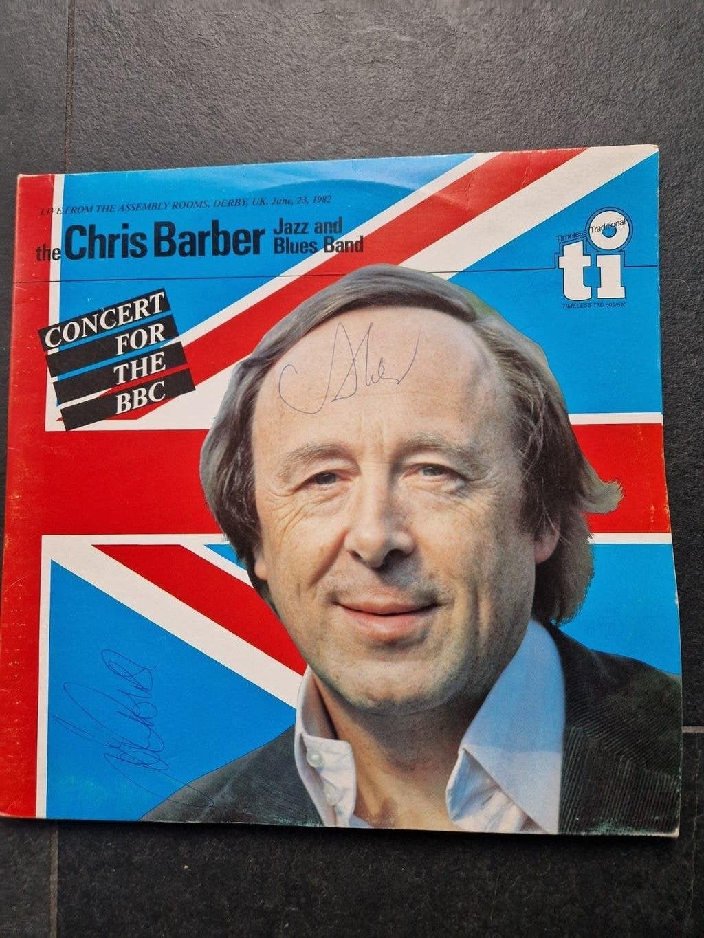 Gesigneerde dubbel-lp: The Chris Barber Jazz and Blues Band, Cd's en Dvd's, LP, Ophalen of Verzenden, Originele persing, Blues