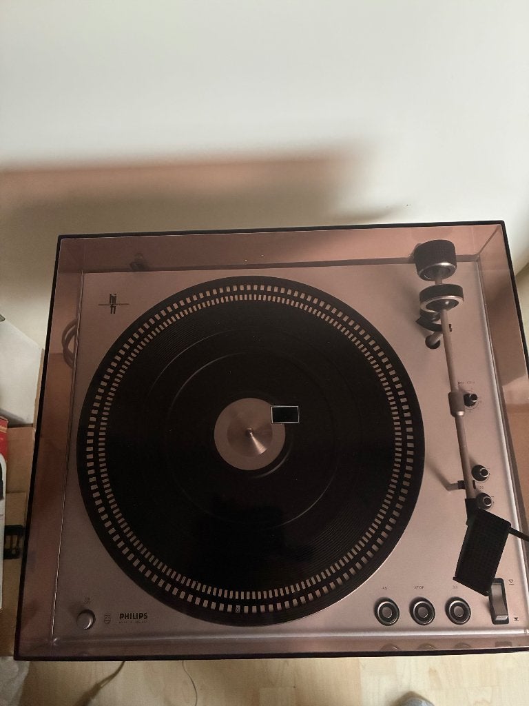 Philips 312 platenspeler., Audio, Tv en Foto, Gebruikt, Pitch-regelaar, Platenspeler, Ophalen