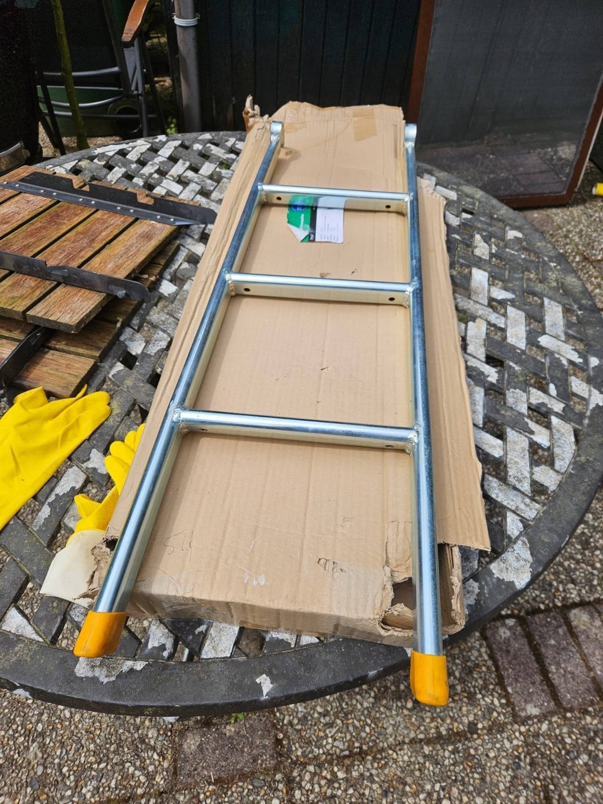 Nieuw in doos, Etan trapje voor trampoline., Ophalen of Verzenden, Nieuw