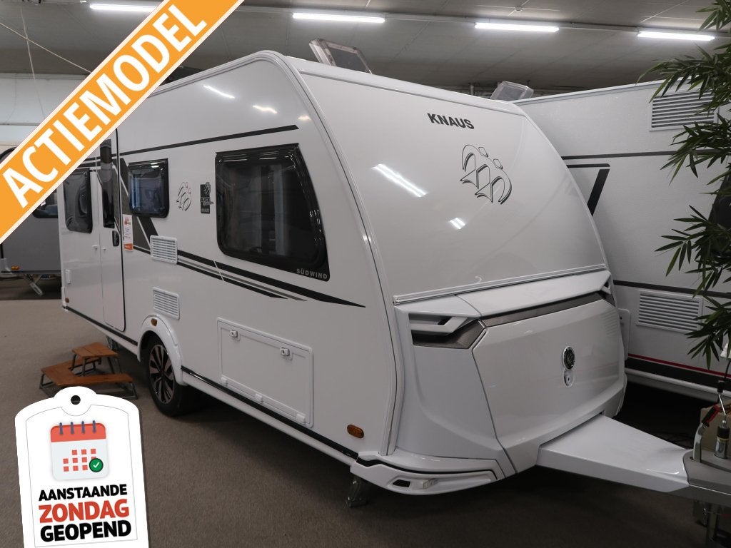 Knaus Sudwind Black Selection 460 EU ENKELE BEDDEN, 2 aparte bedden, Serviceluik, 5 tot 6 meter, Knaus