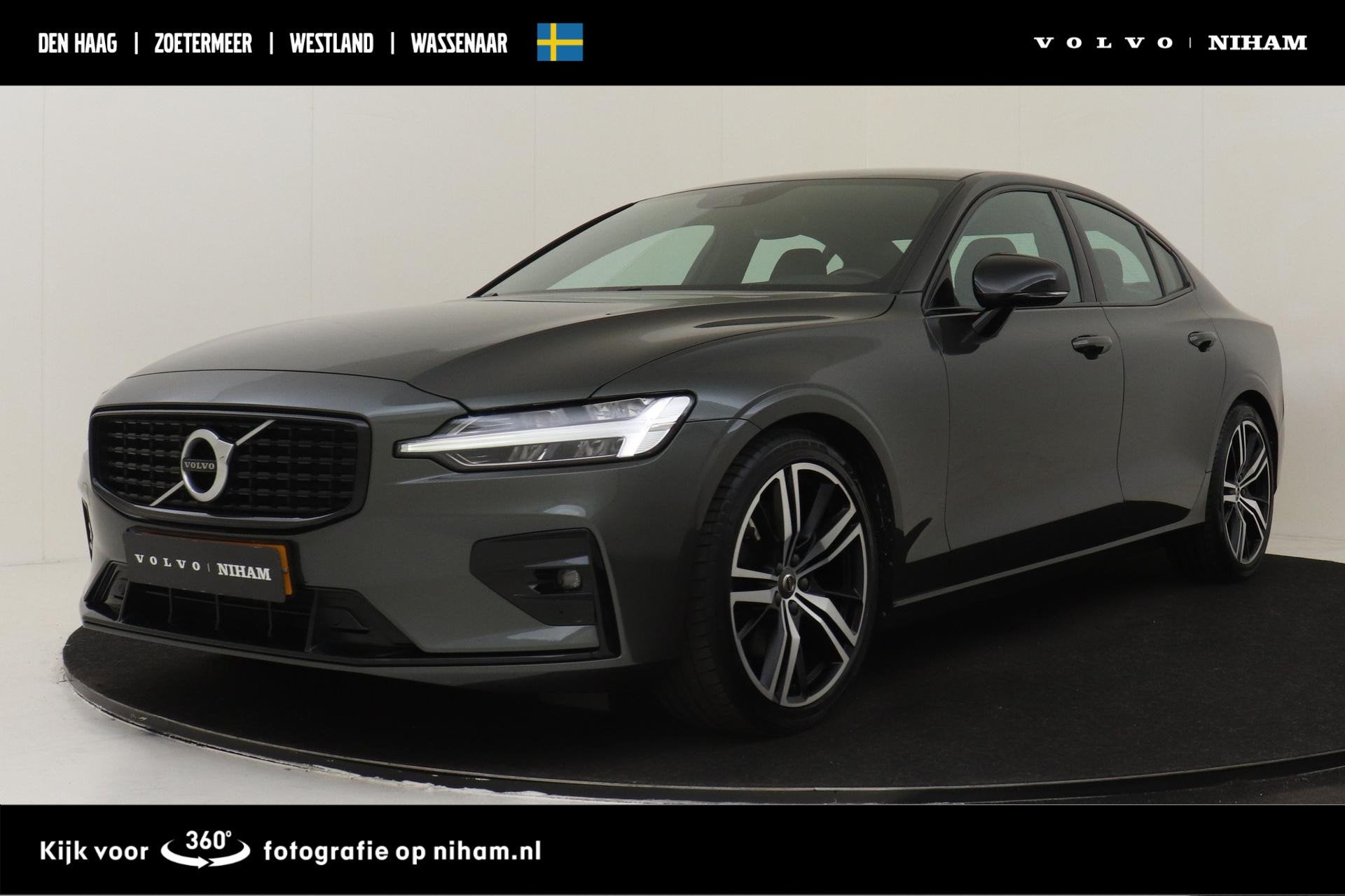 Volvo S60 B3 (M-HYBRID) R-DESIGN -HARMAN/KARDON|SPORTSTOELEN, Auto's, 12 maanden, Euro 6, 4 cilinders, 163 pk