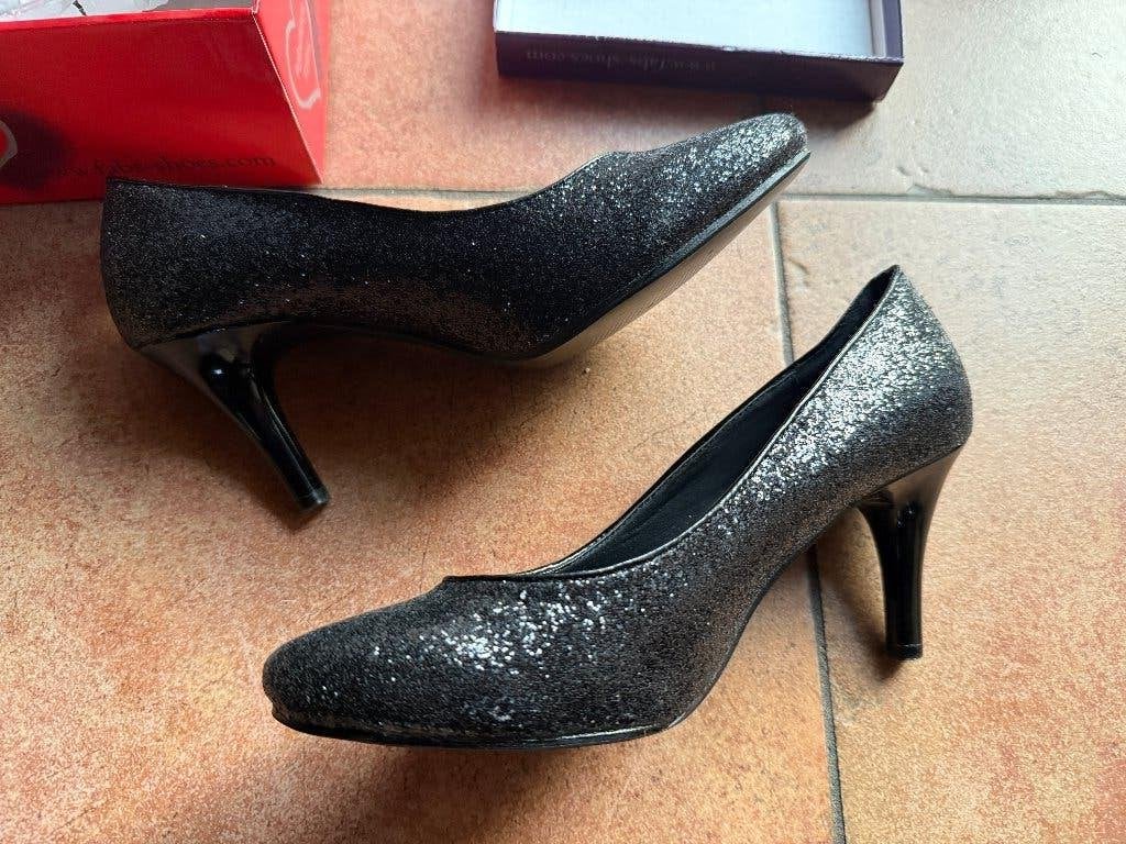 Zwarte glitter pumps van Fabulous Fabs, Pumps, Zwart, Nieuw, Ophalen of Verzenden