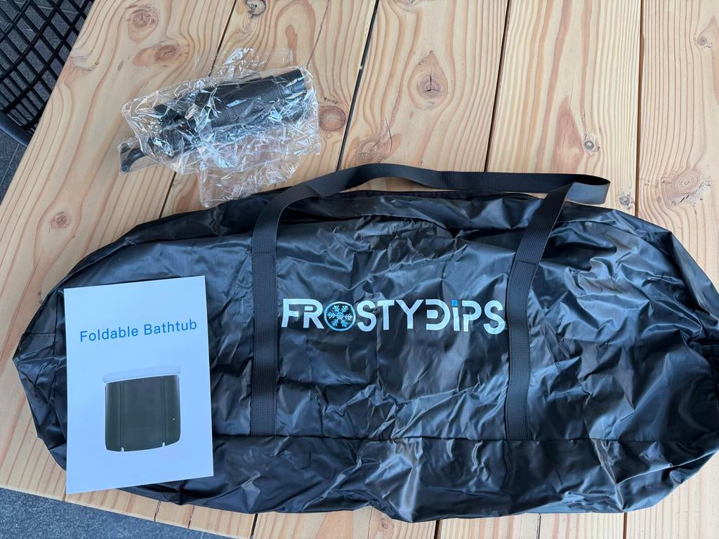 Frostydips Opvouwbaar IJsbad - Koudwatertherapie, Ophalen, Zo goed als nieuw, Zwart, Overige typen