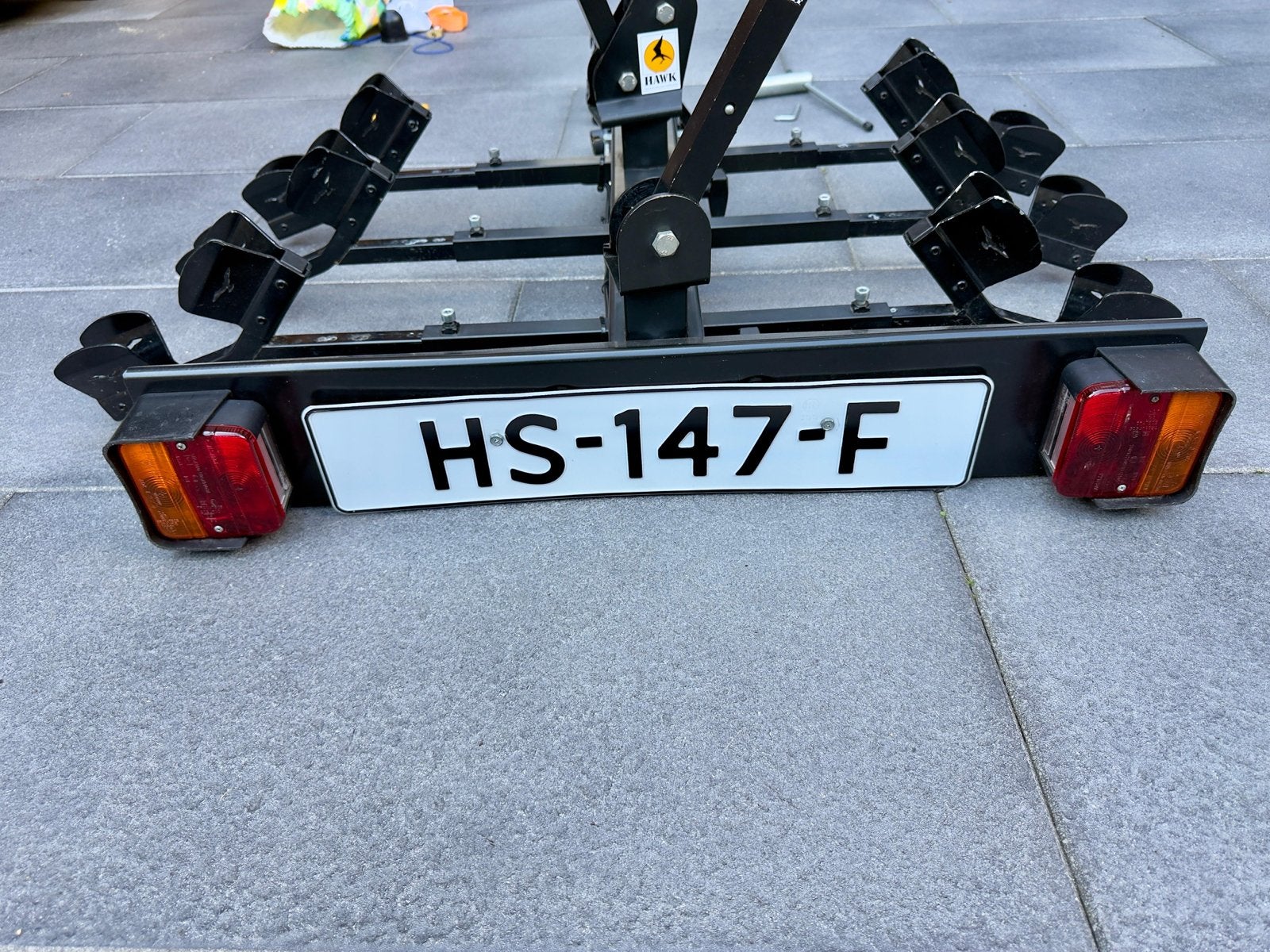 Spinder Hawk Trekhaakdrager - 3 fietsen, Auto diversen, Ophalen, 3 fietsen of meer, Gebruikt, Trekhaakdrager