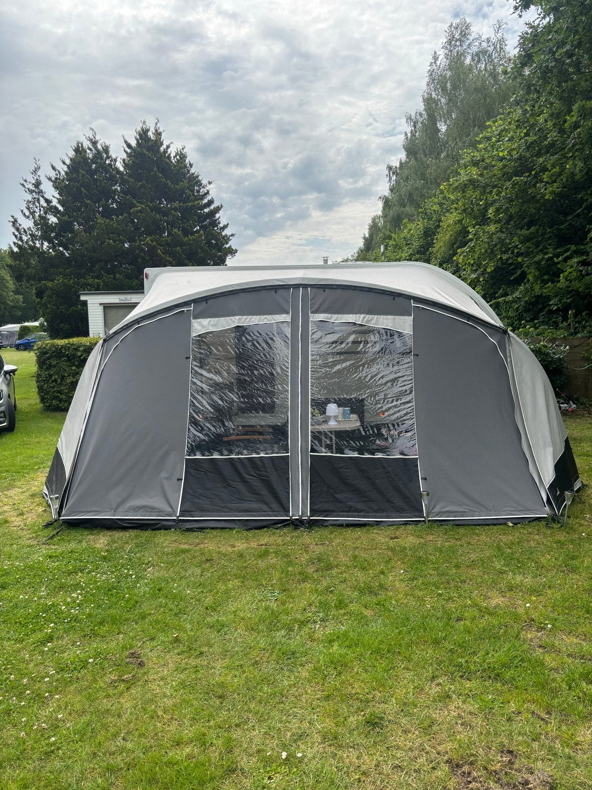 Voorscherm BAX Unico Verona Deluxe Carbon/Grey 550cm, Ophalen, Gebruikt