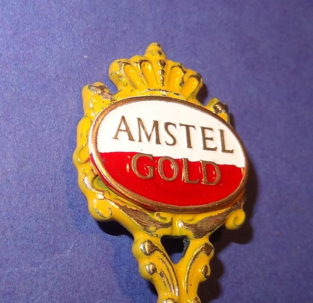 Amstel Gold Bier Thee Lepel No 123123, Verzenden, Gebruikt, Overige typen, Amstel