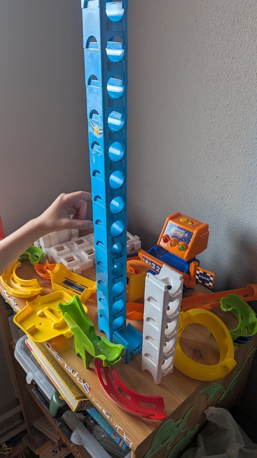 Marble Rush Race Way Set - Gebruikt maar werkt perfect, Kinderen en Baby's, Gebruikt, Jongen of Meisje, Ophalen of Verzenden, Plastic