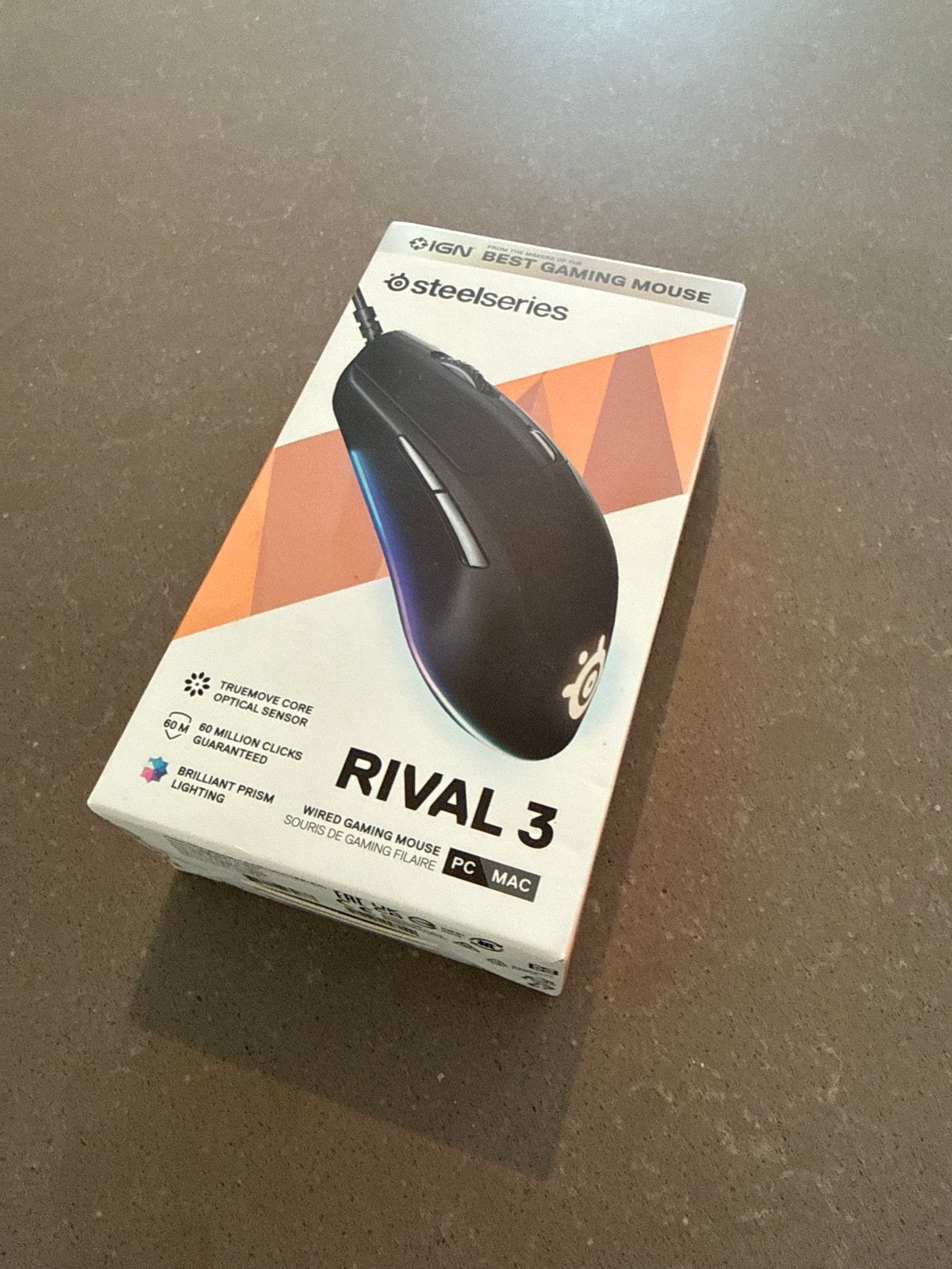 SteelSeries Rival 3 Bedrade Gaming Muis - Nieuw in Doos, Computers en Software, Muis, Gaming muis, Nieuw, Ophalen of Verzenden
