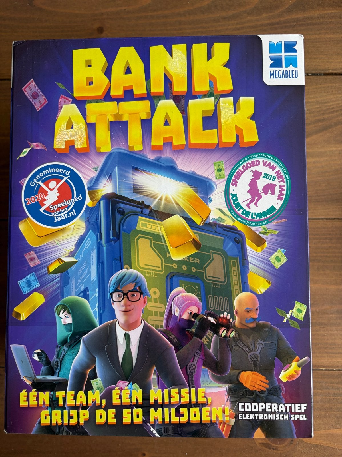 Bank Attack: Coöperatief Elektronisch Spel, Hobby en Vrije tijd, Gezelschapsspellen | Bordspellen, Drie of vier spelers, Ophalen of Verzenden