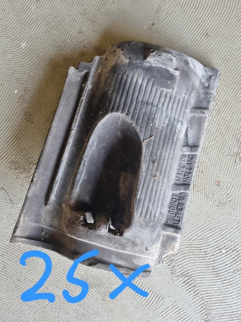 DOROT Holland zwarte ventilatie dakpan - nieuw - 25 stuks, Ophalen, Steen of Klei, Zwart, Nieuw