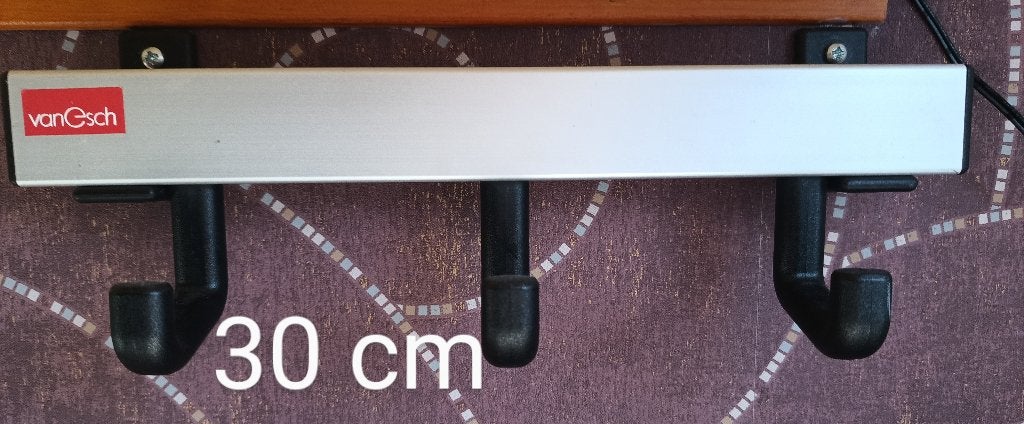 van Esch kapstokje-3 haken, Gebruikt, Wandhaken, Ophalen of Verzenden, Minder dan 100 cm