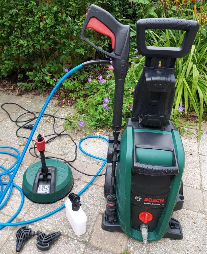 Bosch UniversalAquatak 125 hogedrukreiniger, Tuin en Terras, Ophalen, Gebruikt, Met regelbare waterdruk, Bosch