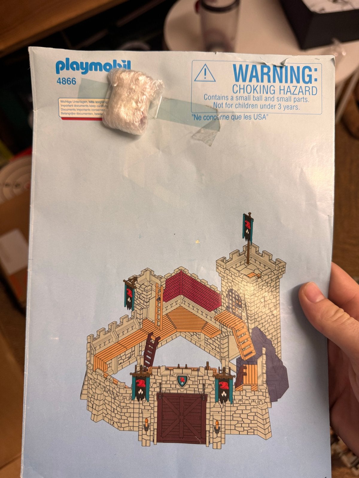 Playmobil Kasteel 4866 - Drakenridders Vesting, Complete set, Ophalen of Verzenden, Zo goed als nieuw, Kasteel/Fort
