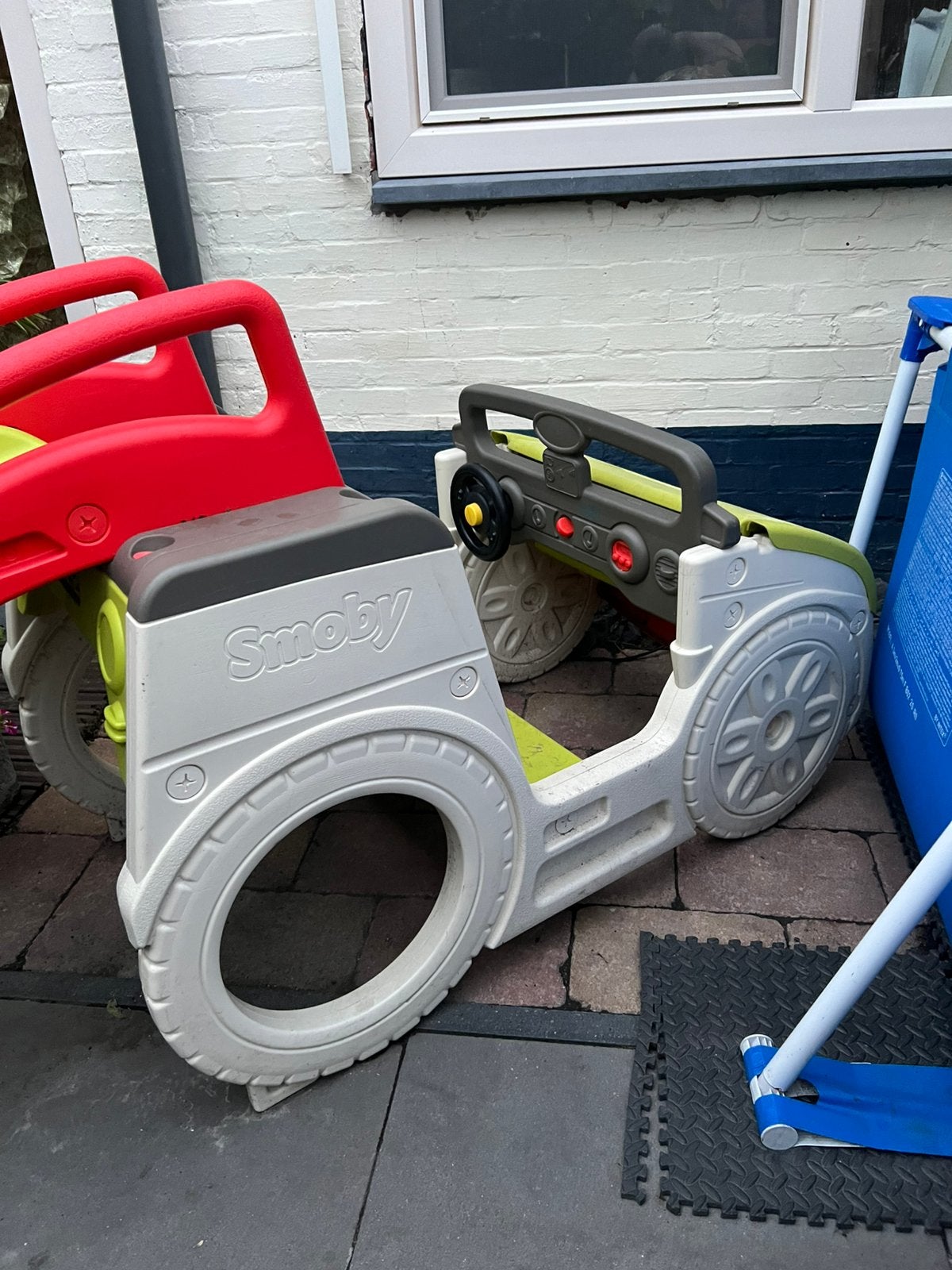 Smoby glijbaan/auto, Ophalen, Zo goed als nieuw, Glijbaan