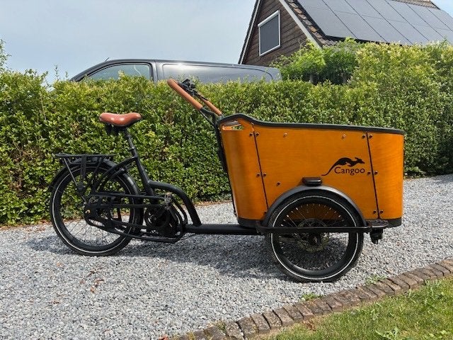 Cangoo Buckle bakfiets, 4 kinderen of meer, Gebruikt, Huif, Schijfrem