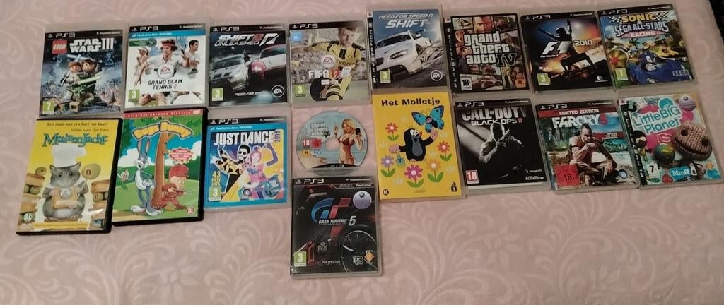 PS3 met disc, Ophalen, Speelkaart(en)