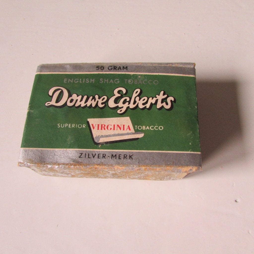 Oud pakje Douwe Egberts Shag  een vol pakje DE, Verzamelen, Ophalen of Verzenden, Zo goed als nieuw, Verpakking