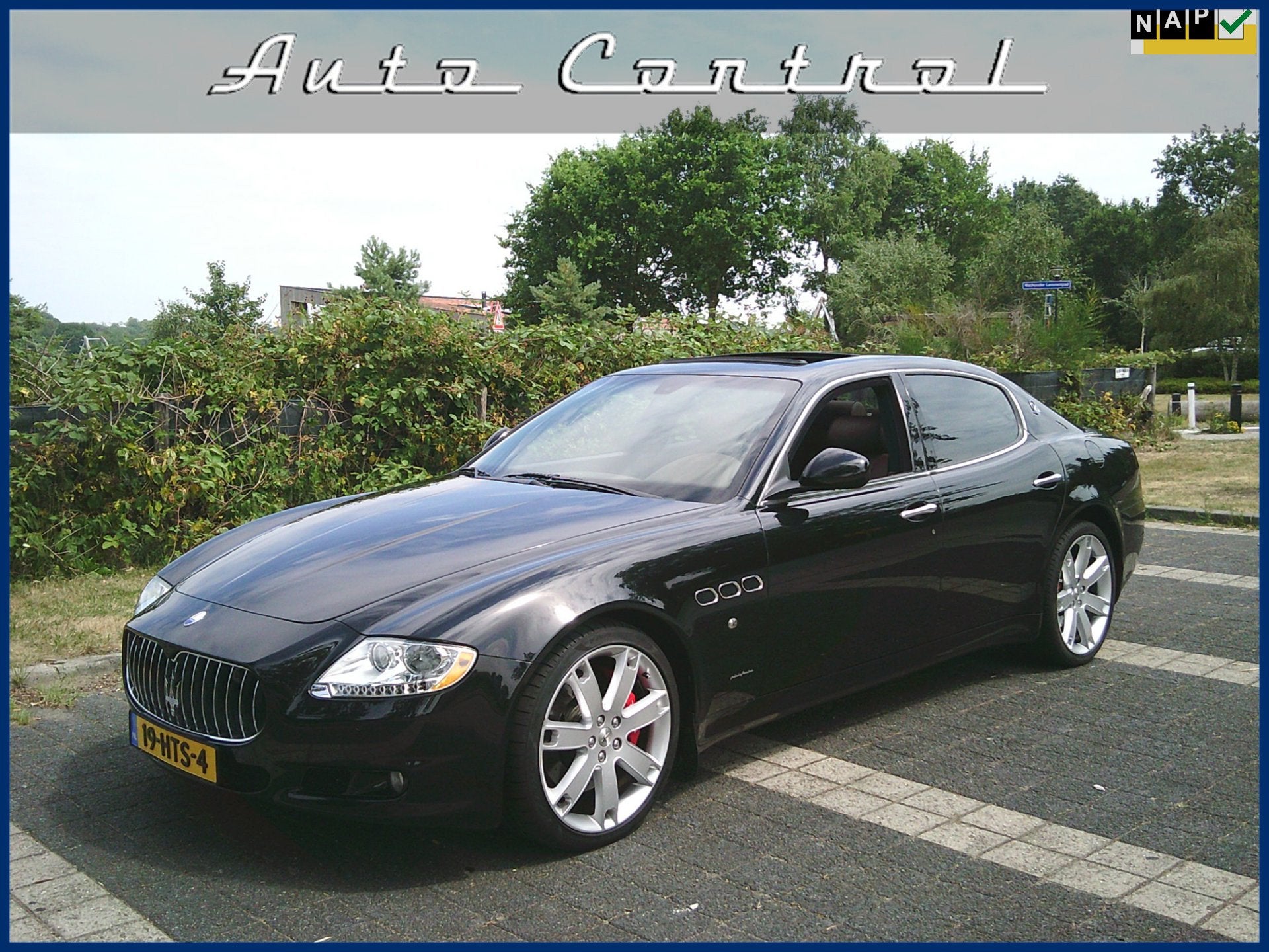 Maserati Quattroporte V 4.7 S 1e eig NAP 85862km, Auto's, Dealer onderhouden, Achterwielaandrijving, 8 cilinders, Zwart