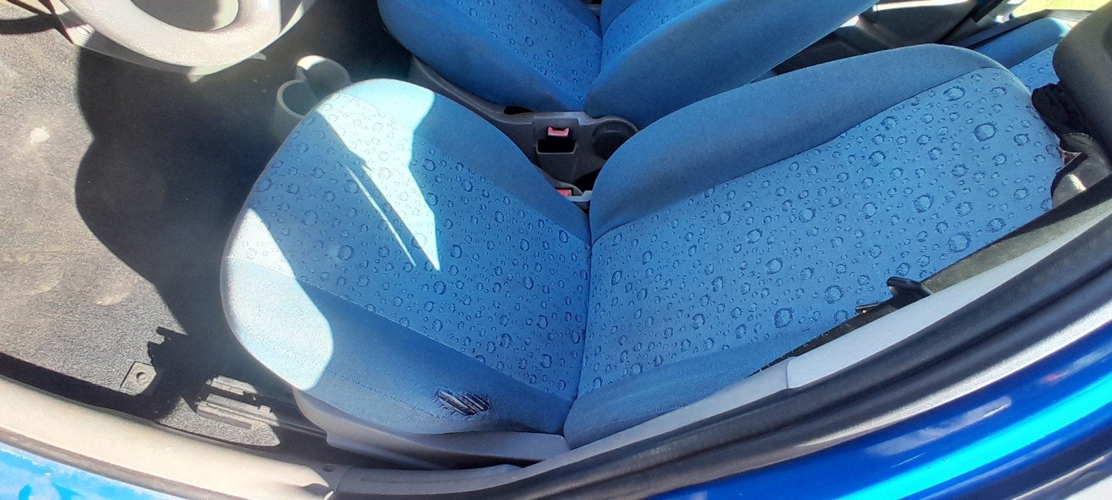 Fiat Panda 1.1 40KW 2004 Blauw, Auto's, Voorwielaandrijving, 54 pk, Origineel Nederlands, Handgeschakeld