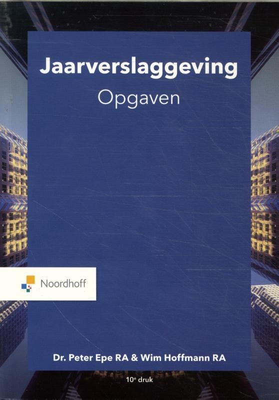 Jaarverslaggeving opgaven, Boeken, Ophalen of Verzenden, Beta, Zo goed als nieuw, WO