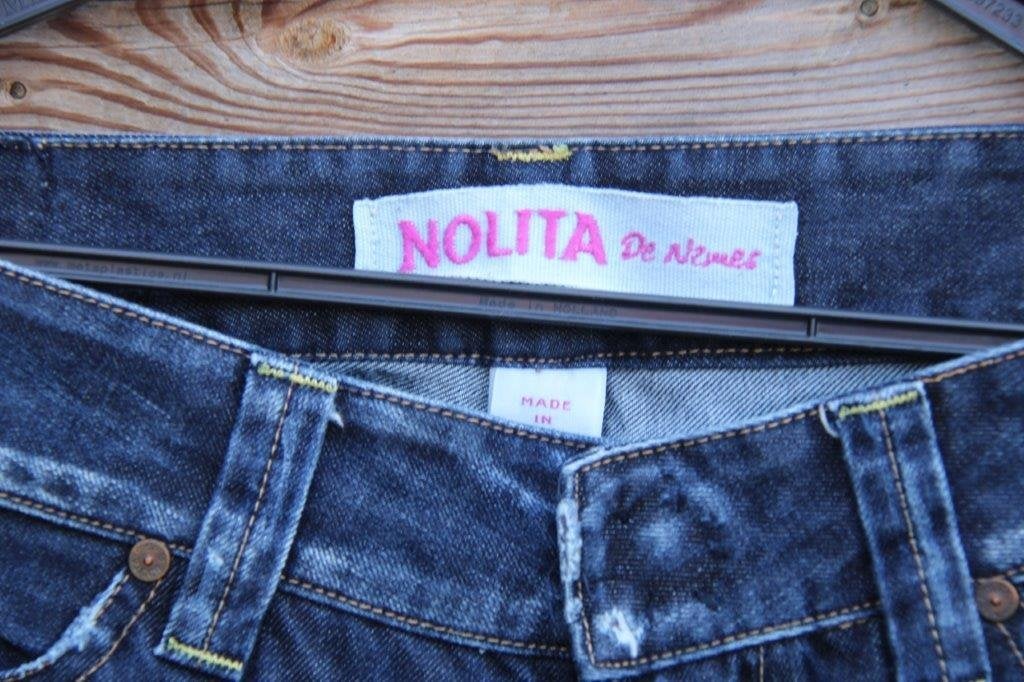 Bermuda spijker Nolita mt Xl Vaste prijs, Kort, Blauw, Maat 46/48 (XL) of groter, Ophalen of Verzenden