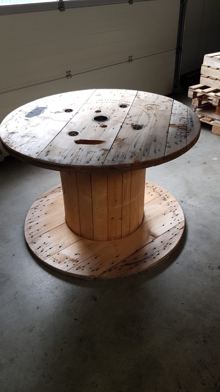 2 Haspels, verschillende maten, Tuin en Terras, Ophalen, Rond, Hout