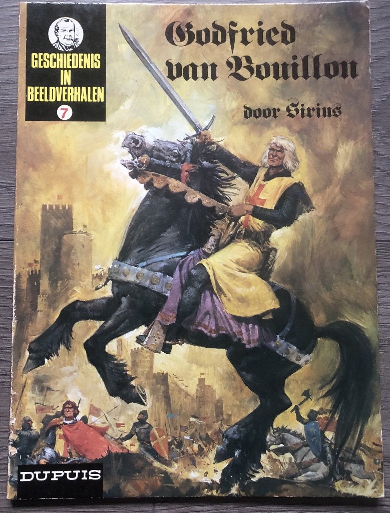 GESCHIEDENIS IN BEELDVERHALEN - GODFRIED VAN BOUILLON -, Eén stripboek, Ophalen of Verzenden, Zo goed als nieuw