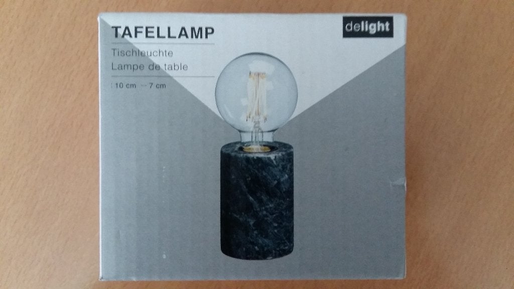 nieuwe marmer/natuursteen tafellamp in de kleur antra/grijs., Huis en Inrichting, Lampen | Tafellampen, Overige kleuren, Ophalen