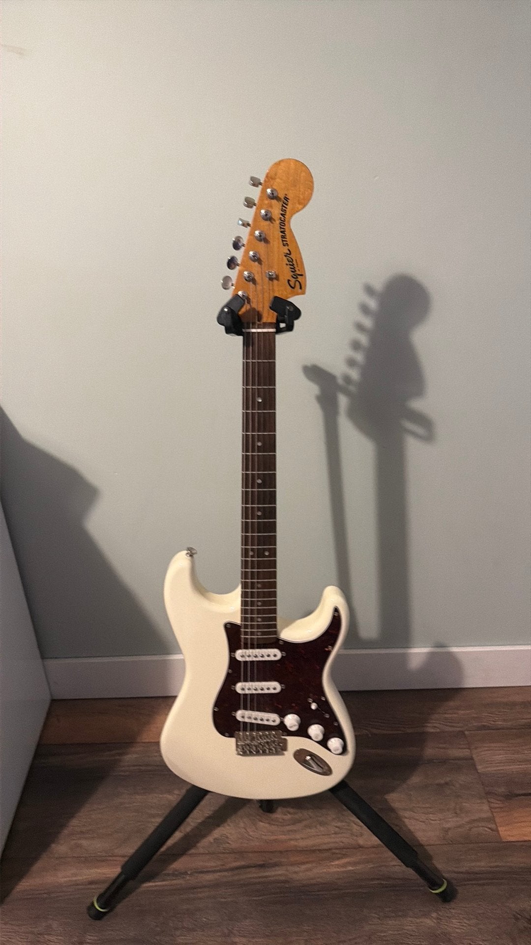 Squier CV 70s Strat LRL OW, Ophalen, Zo goed als nieuw, Solid body, Overige merken