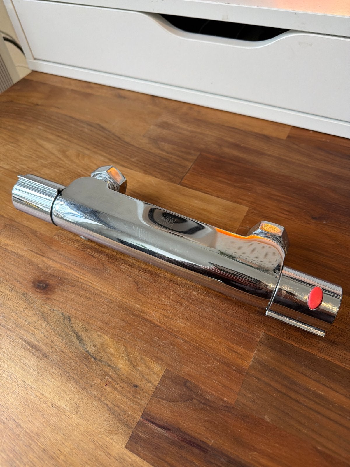 Aquavive Chroom Douchekraan 15cm, Ophalen of Verzenden, Zo goed als nieuw, Chroom, Douche