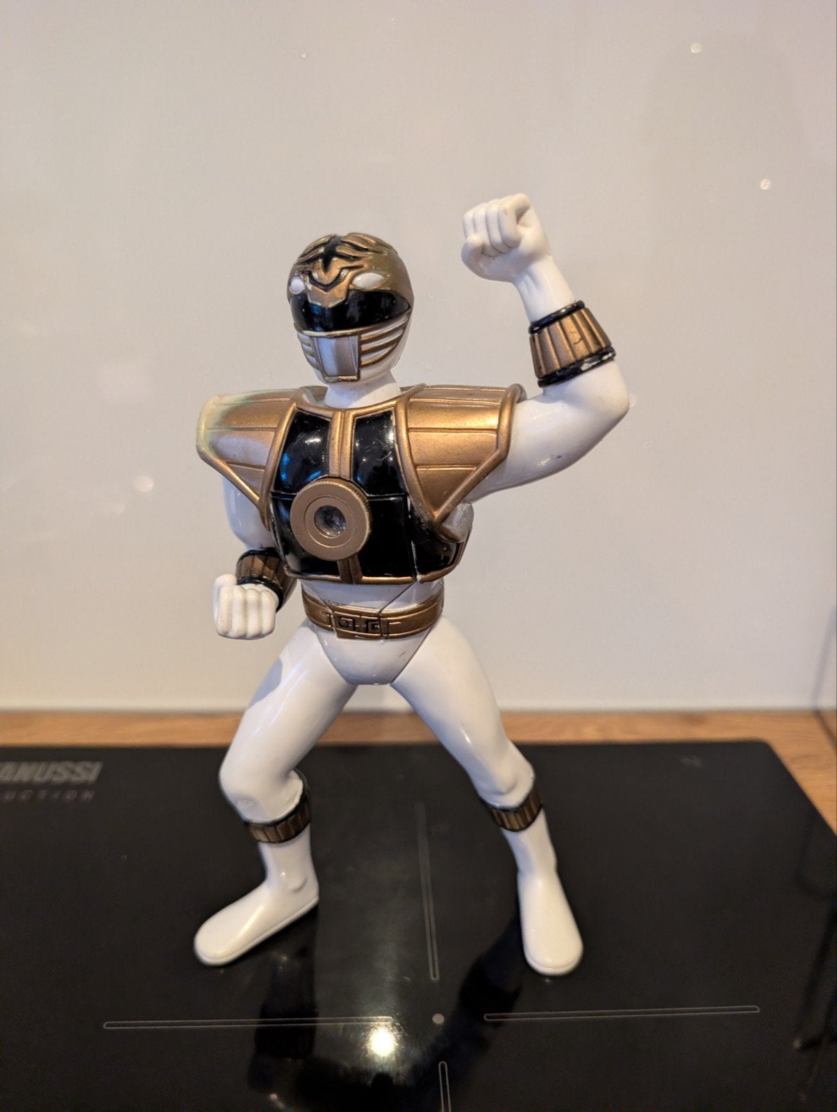 Vintage Power Rangers White Ranger actiefiguur, Ophalen of Verzenden, Gebruikt