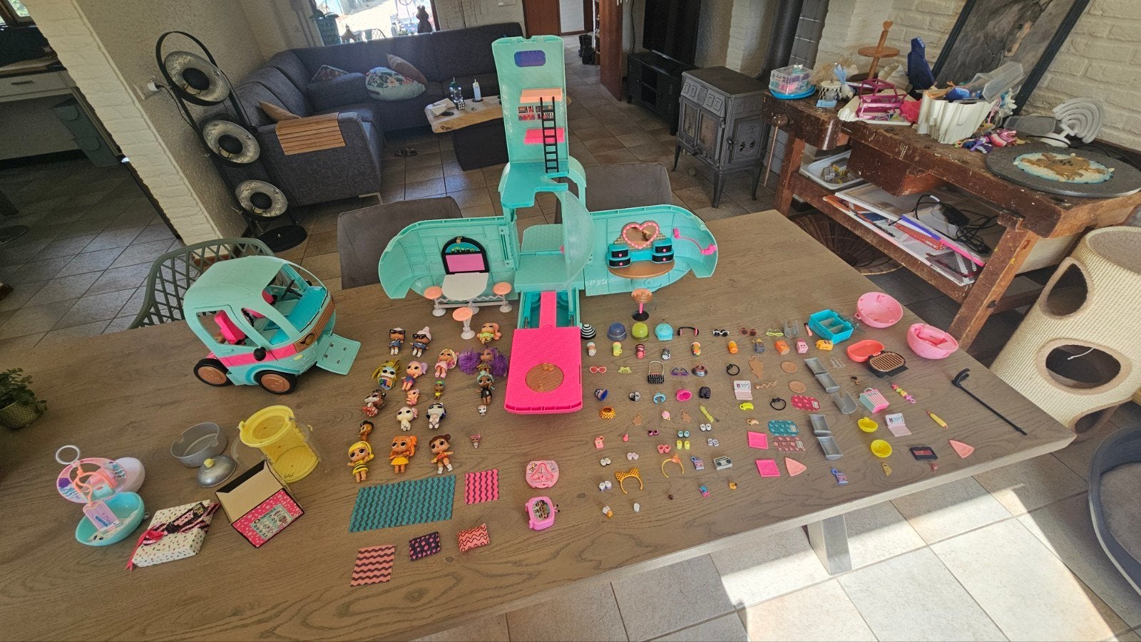 LOL OMG Glamper speelgoed met veel accessoires, Ophalen of Verzenden, Zo goed als nieuw