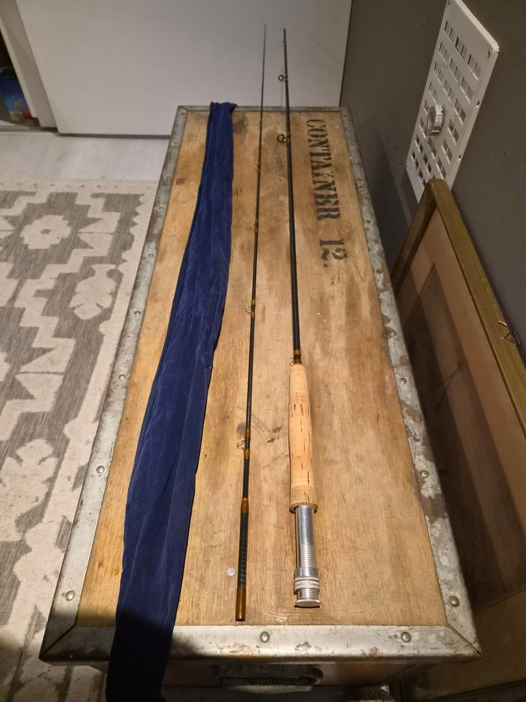 Orvis Western Vliegenhengel 9.25 ft #6, Watersport en Boten, Ophalen of Verzenden, Gebruikt, Werphengel