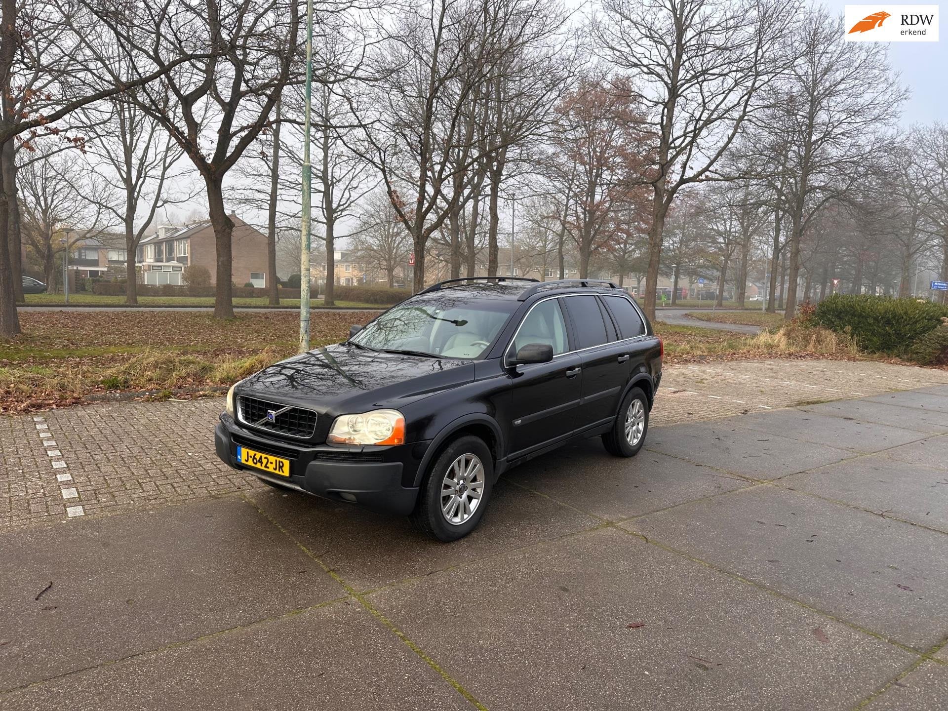 Volvo XC90 2.5 T Kinetic ClimaAutomaat.Leder, Auto's, Gebruikt, Automatische klimaatregeling, 7 stoelen, Bedrijf