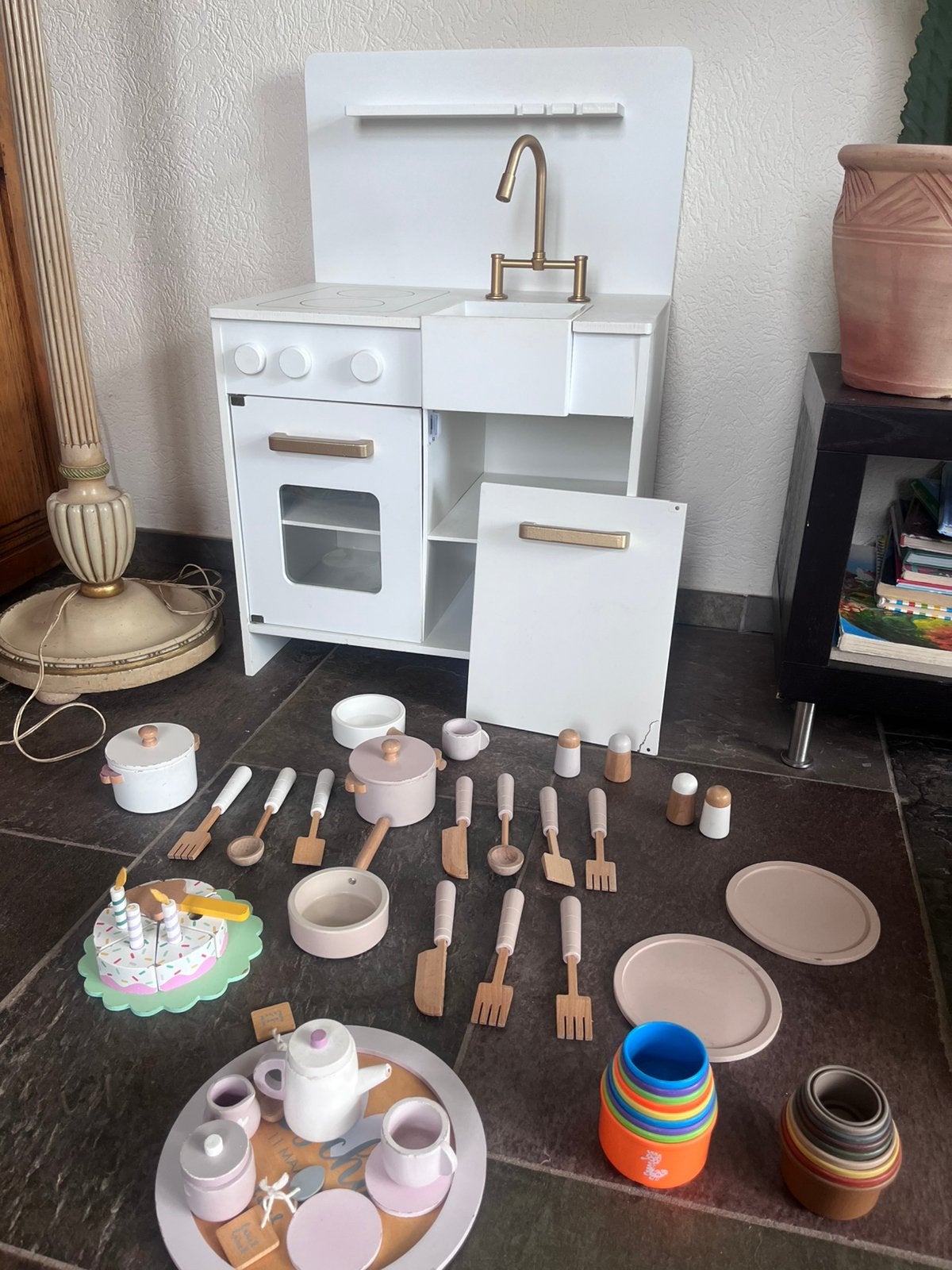 Keukentje van Petite Amelie, Kinderen en Baby's, Ophalen, Gebruikt, Hout, Speelkeuken