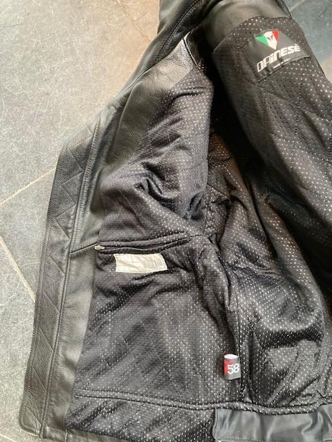 Motorjack maat 58, Dainese, Heren, Jas | leer, Ophalen of Verzenden