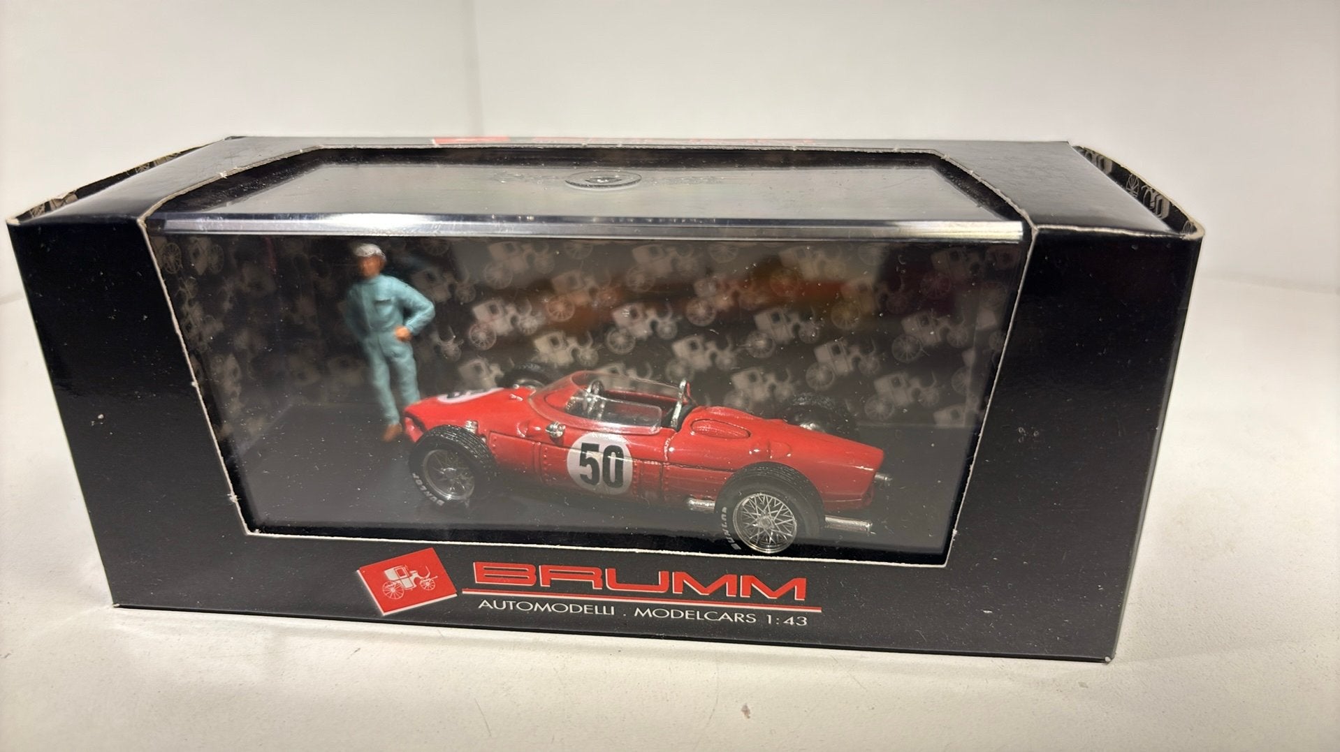 F1 ferrari 156 pistop 1961 brumm 1.43, Overige merken, Auto, Ophalen of Verzenden, A