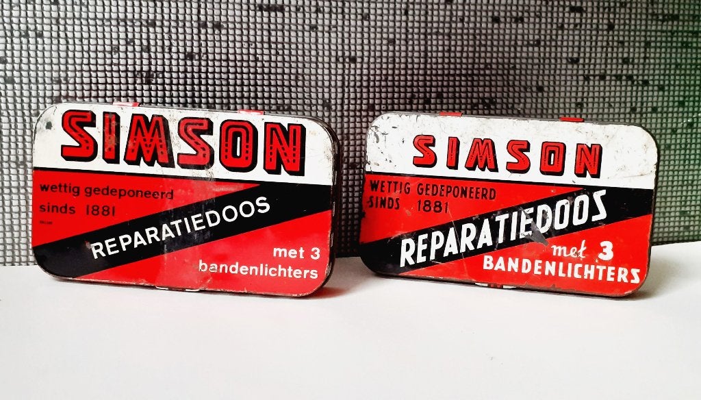 simson 2 blikken leeg, Verzenden, Gebruikt, Overige