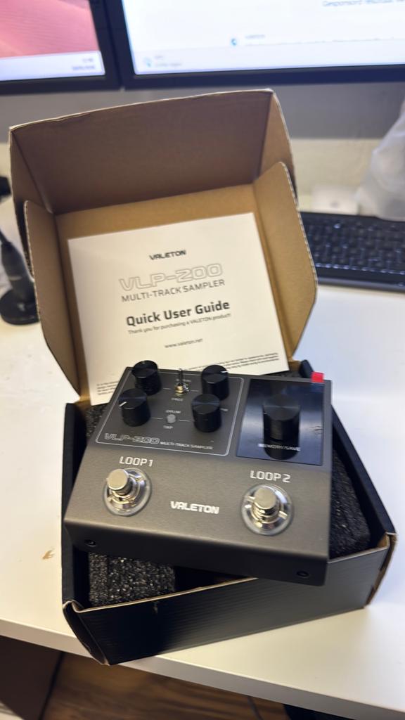 Valeton VLP-200 Multi-Track Sampler Looper Pedaal, Muziek en Instrumenten, Ophalen of Verzenden, Zo goed als nieuw, Overige typen